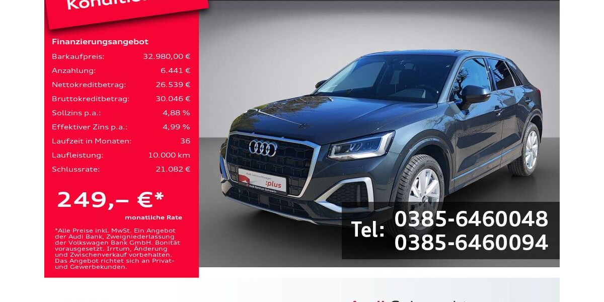 Audi Q2 6.700 km 32.480 &euro; Schwerin 19061