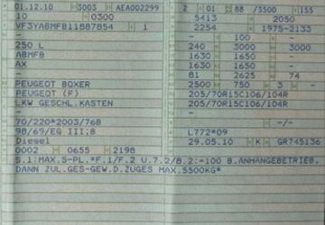 Peugeot Boxer 205.000 km 5.900 &euro; Bad Kleinen 23996