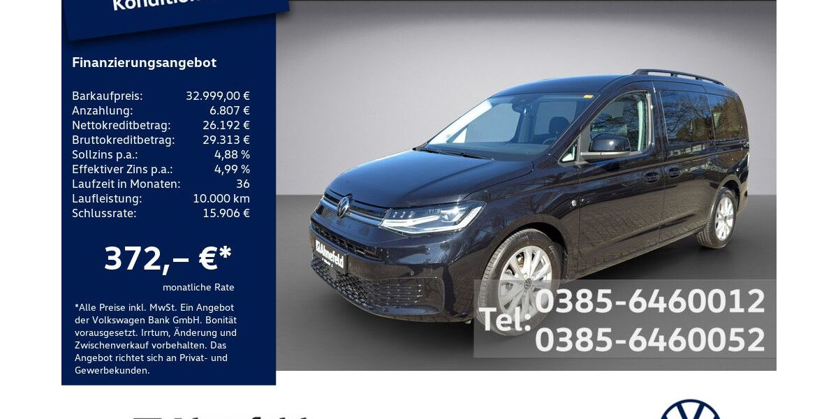 VW Caddy Maxi 41.000 km 32.999 &euro; Schwerin 19061