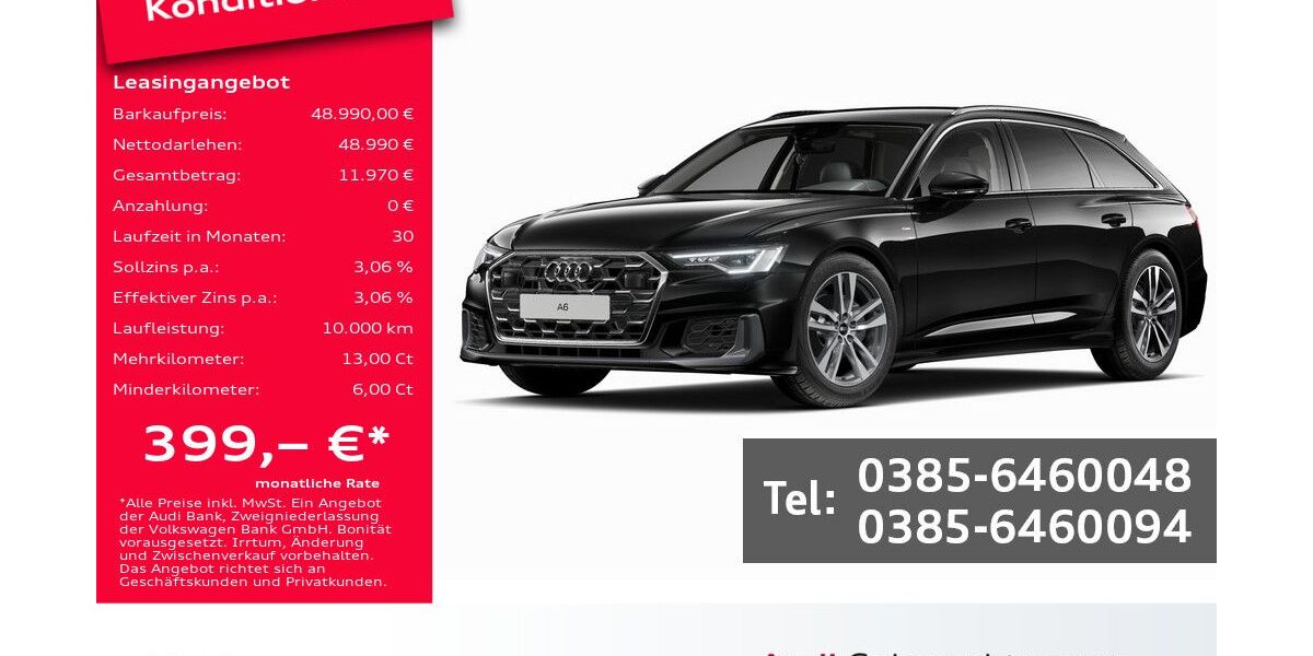 Audi A6 21.000 km 47.990 &euro; Schwerin 19061