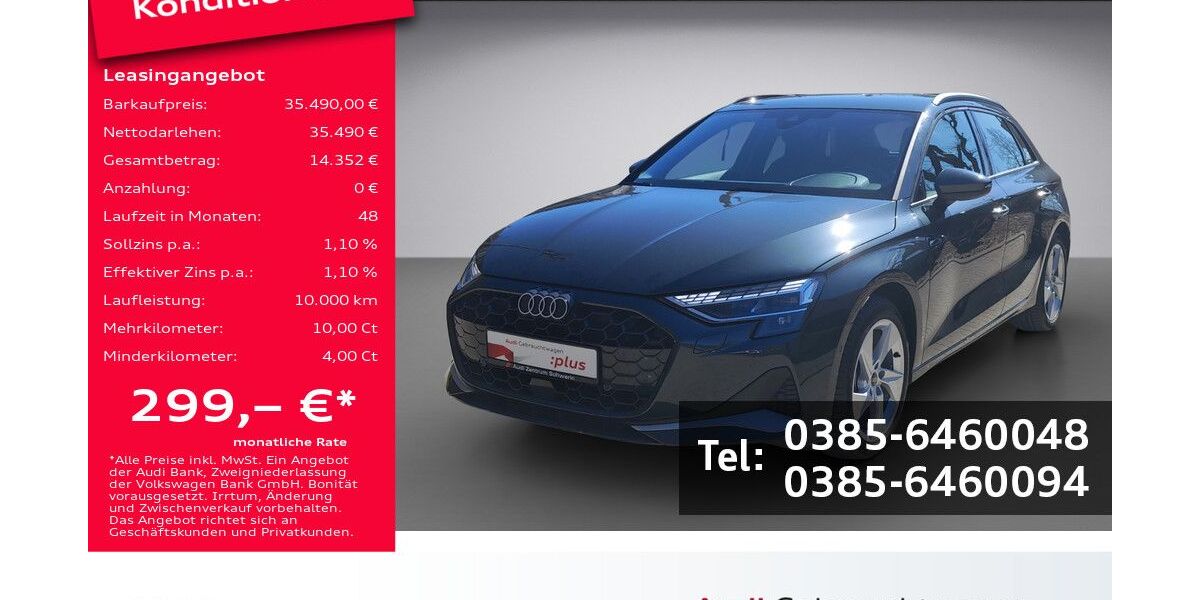 Audi A3 13.900 km 34.490 &euro; Schwerin 19061
