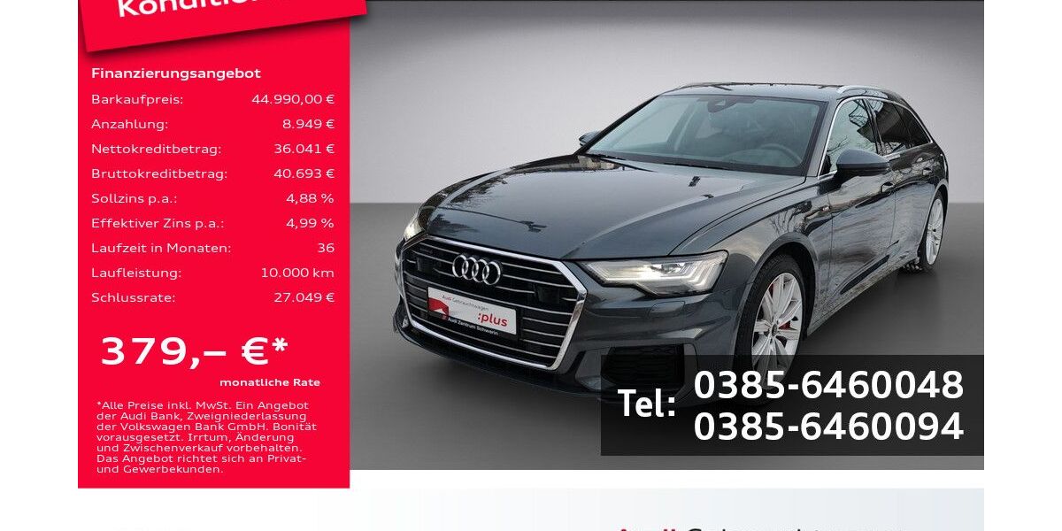 Audi A6 59.900 km 44.990 &euro; Schwerin 19061